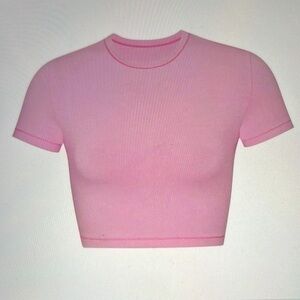 Skims Cotton Jersey Crop Top